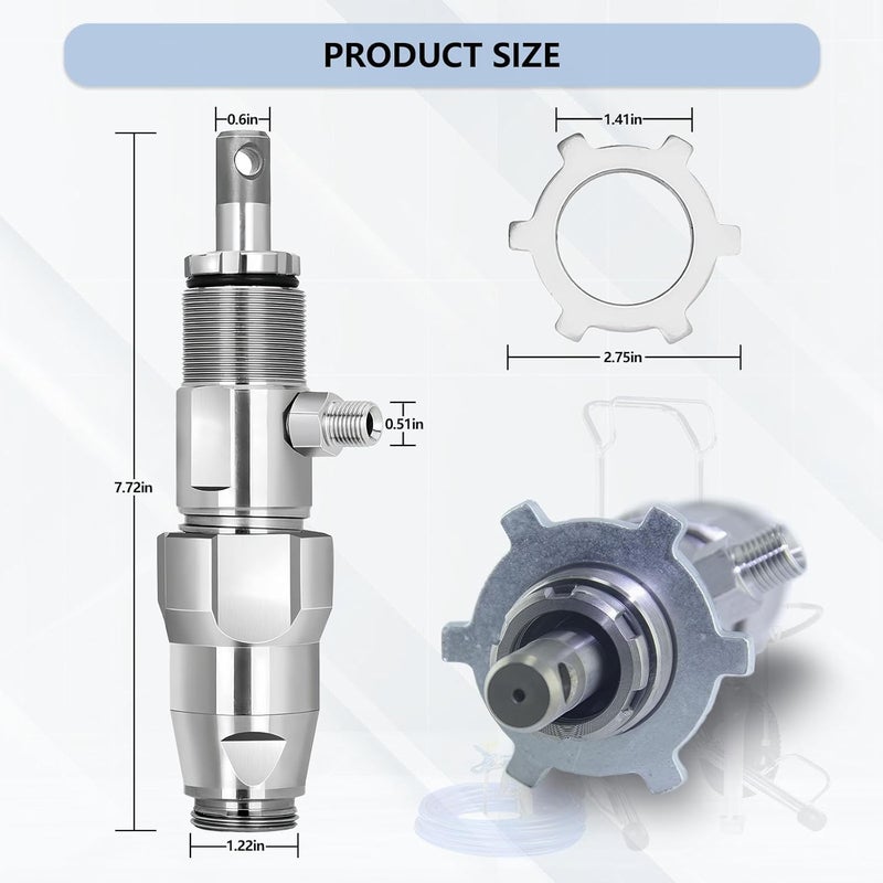 KUEDPEZ 246428 Airless Spray Pump Compatible with Graco Ultra, Nova, and Max II 390 395 490 495 595 and LineLazer 3400 Series sprayers, Replace 246-428 - Image 3